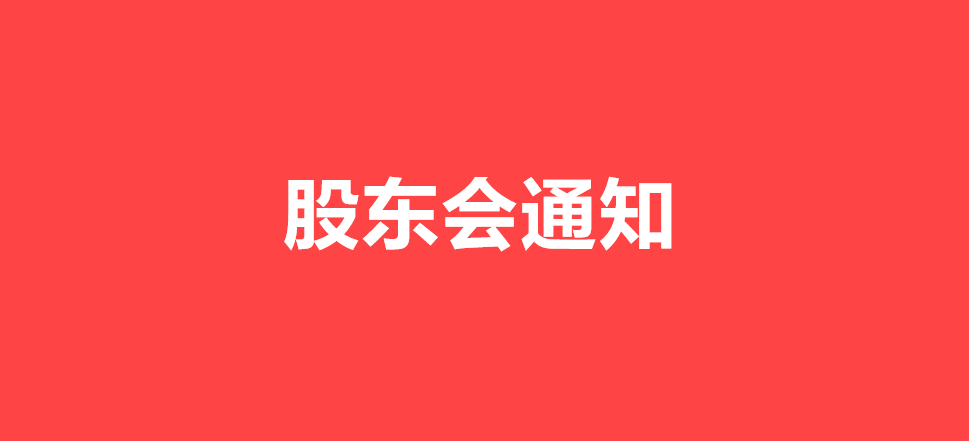 關(guān)于召開(kāi)2024年度股東大會(huì)的通知